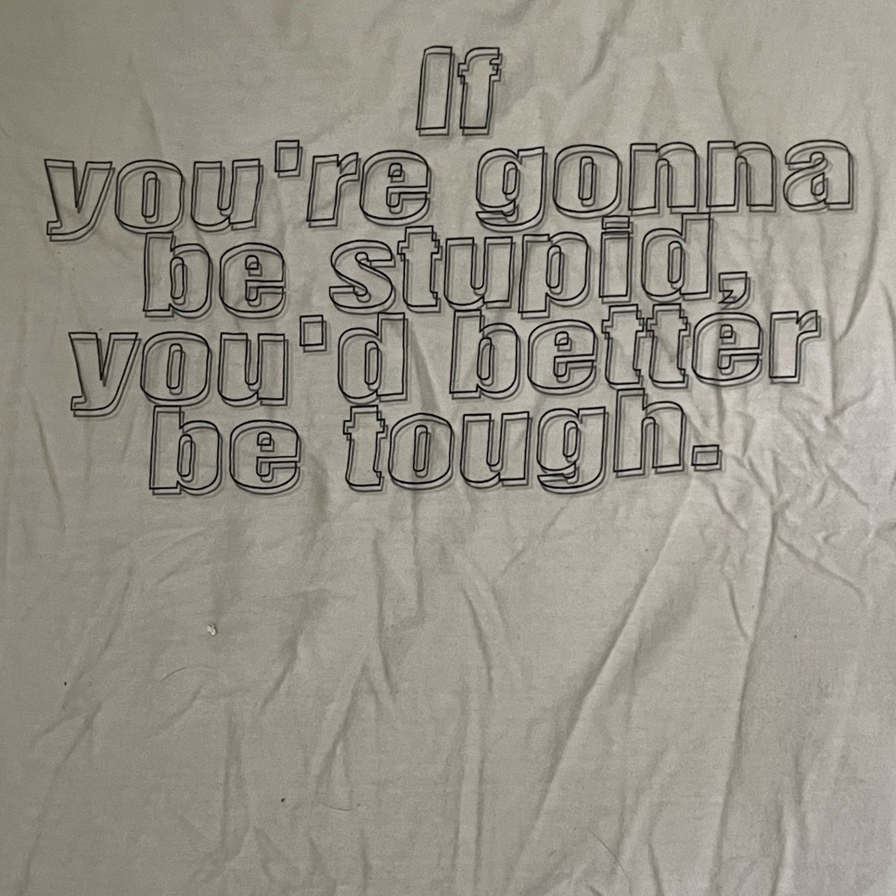 No Fear White Tee (L)